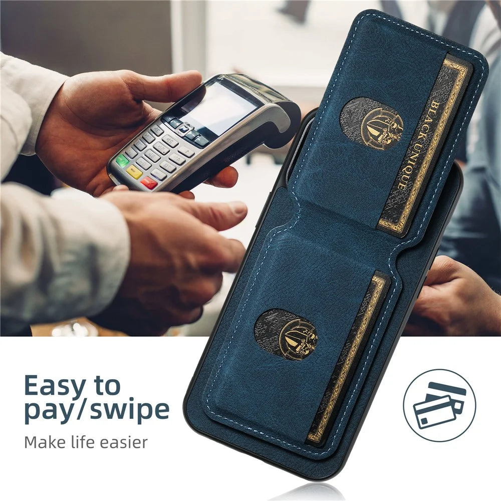 SUTENI H02 For iPhone 12 6.1 inch / 12 Pro 6.1 inch Litchi Texture Cover Vertical Flip PU Leather Case - Blue - 6