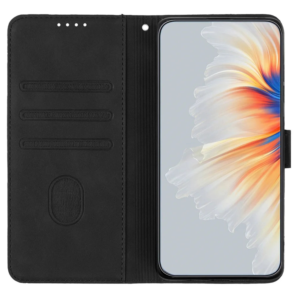 YX0030 For Samsung Galaxy A15 5G Wallet Case Leather Flip Phone Cover - Black - 2