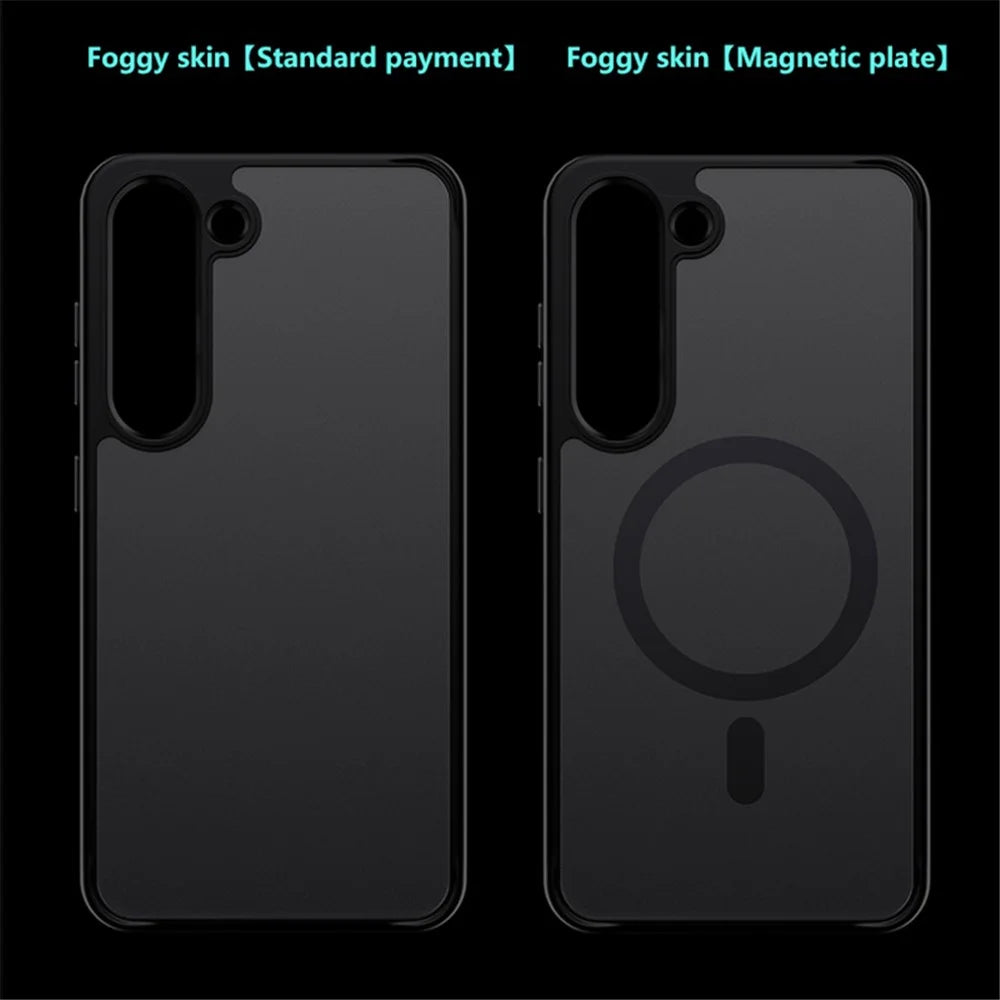 X-LEVEL For Samsung Galaxy S24 Ultra Acrylic Phone Case Skin-touch Rubberized Cover - Black - 7
