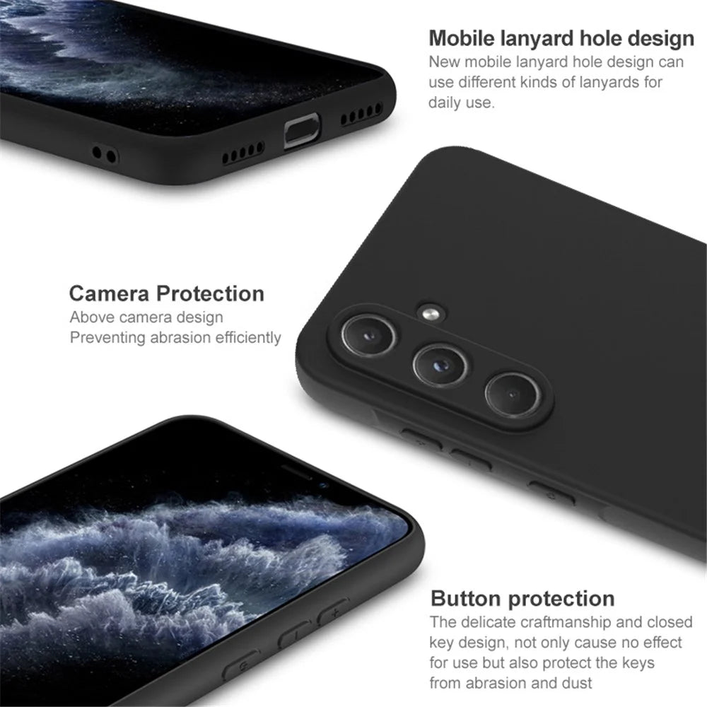 IMAK UC-3 Series For Samsung Galaxy A55 5G Soft TPU Case Matte Protective Phone Cover - 5