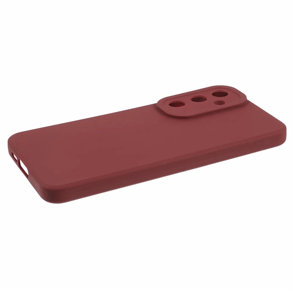 YX Series For Samsung Galaxy A55 5G Phone Case Anti-fall TPU Back Shell (Precise Cutout) - Wine Red - 4