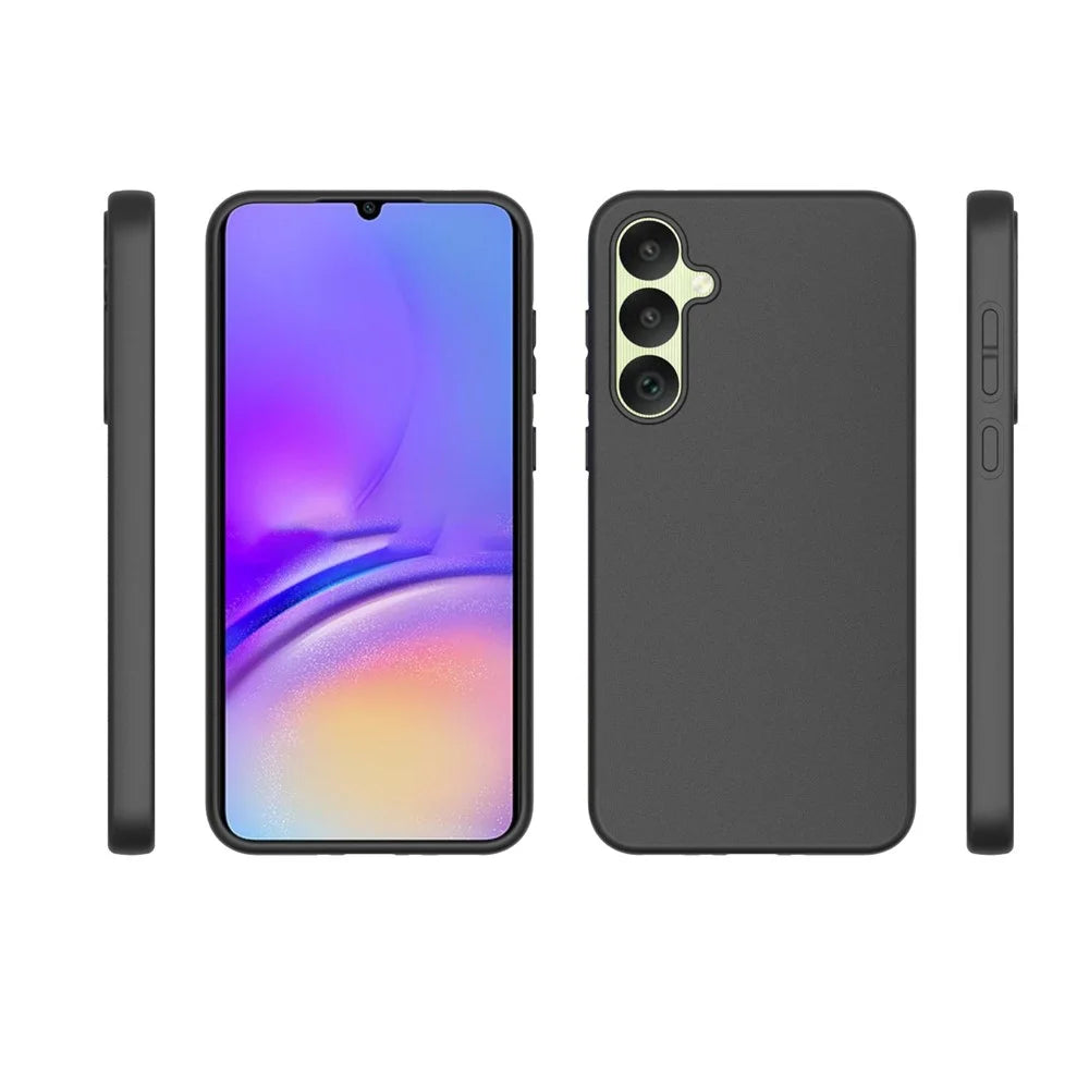 10Pcs / Pack for Samsung Galaxy A35 5G TPU Case Matte Soft Phone Cover - Black - 6