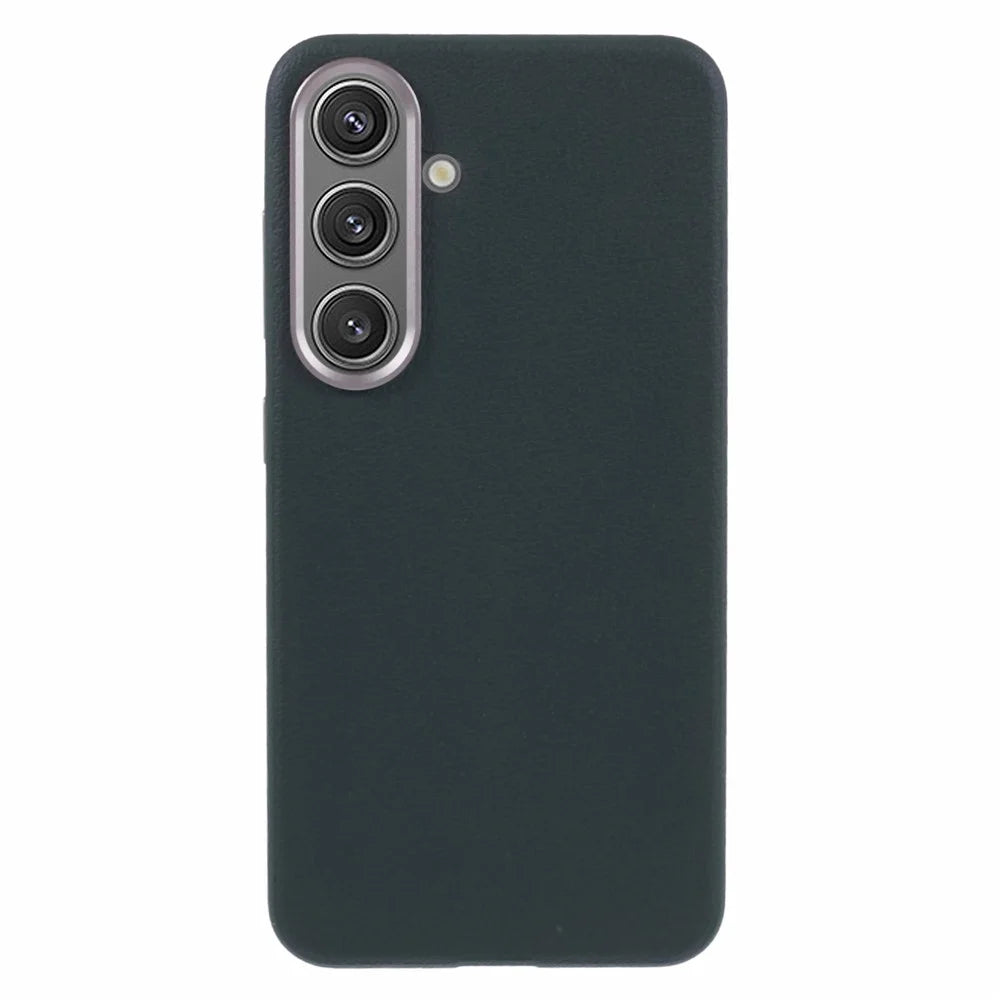 X-LEVEL For Samsung Galaxy S24 Phone Case PU Leather + Hard PC Shell Cover - Green - 1