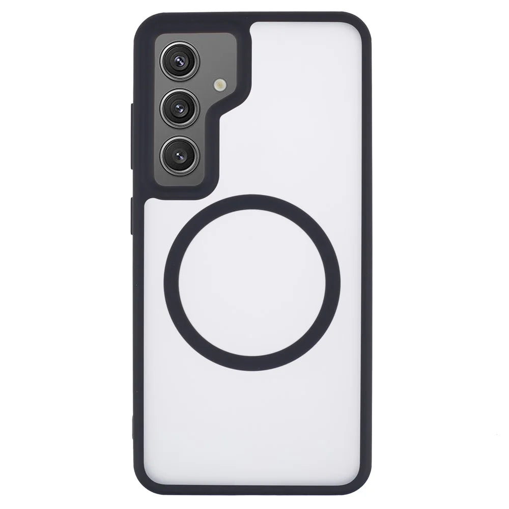X-LEVEL For Samsung Galaxy S24+ Magnetic Case Matte Phone Cover - Black - 1