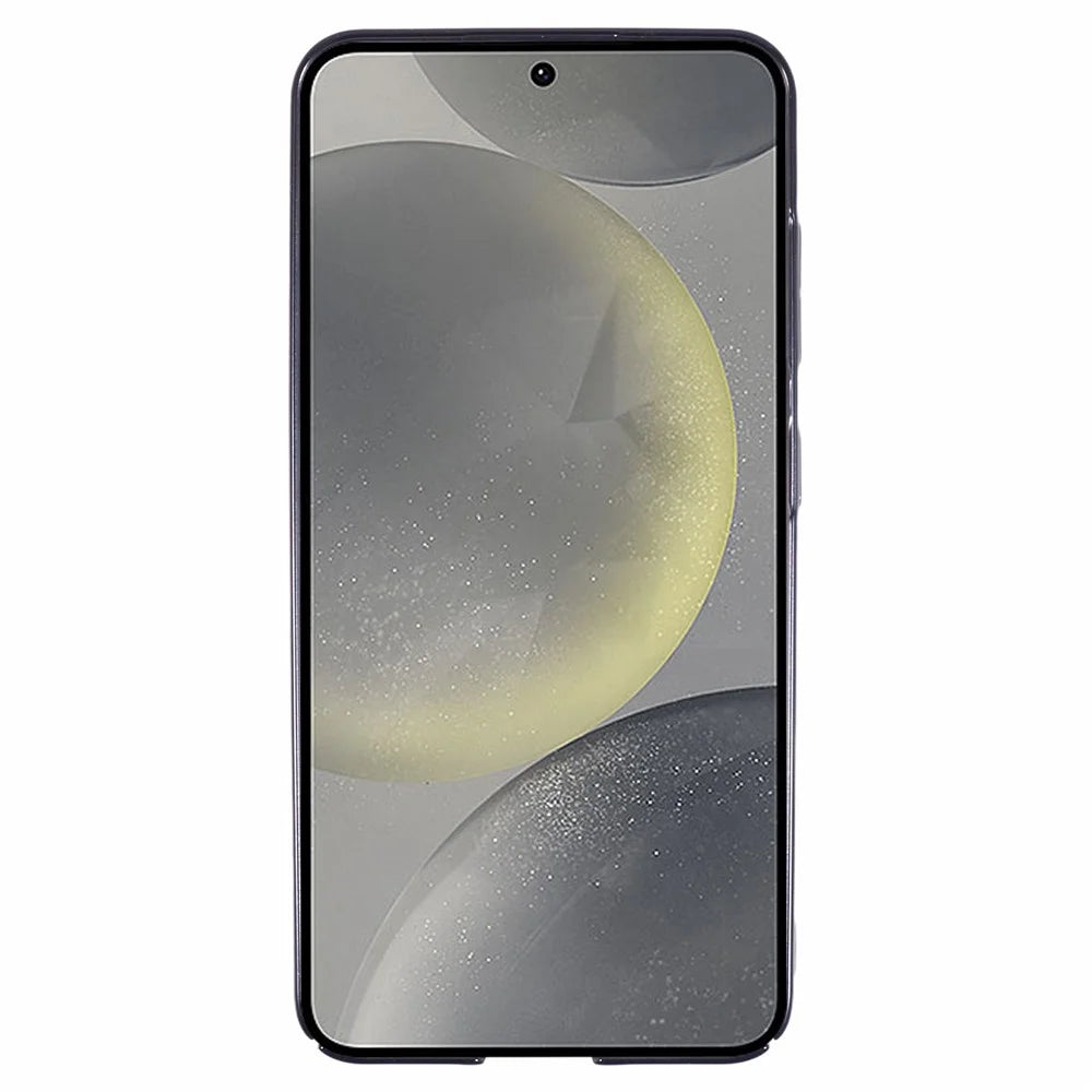 X-LEVEL For Samsung Galaxy S24+ Phone Case Hard PC Clear Bakc Cover Electroplating Frame - Black - 2
