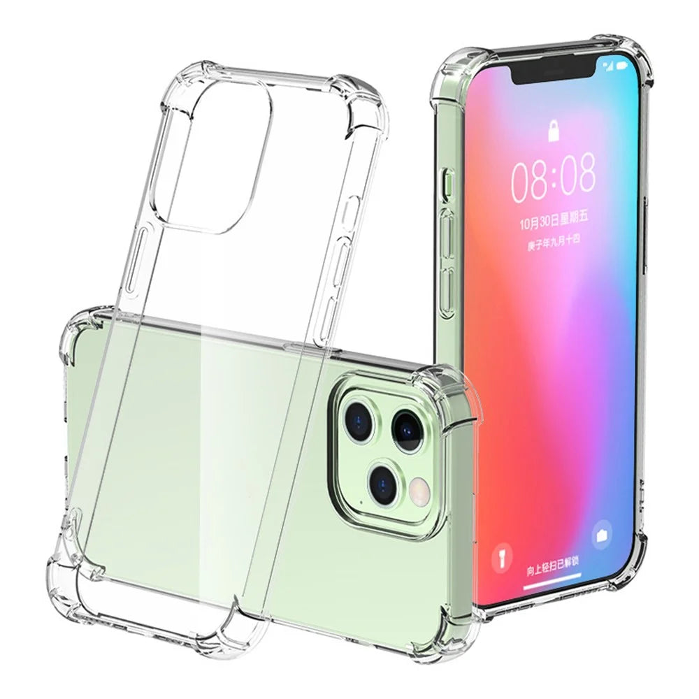 Bulk Purchasing For iPhone 13 Phone Case 1.5mm Anti-Drop Corner TPU Cover Ultra Transparent - 1