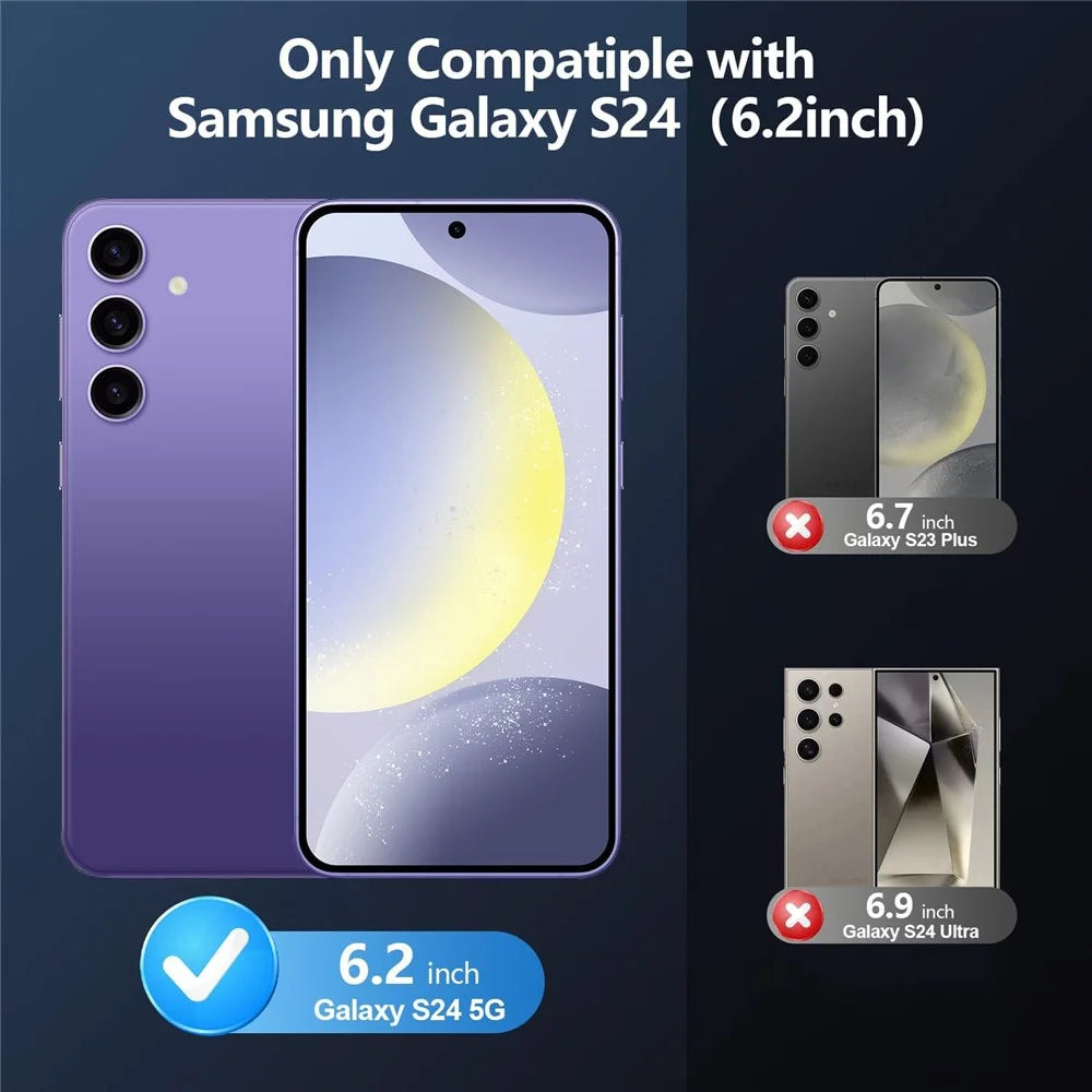 For Samsung Galaxy S24 Clear Soft TPU Case Anti-Scratch Phone Cover - 2