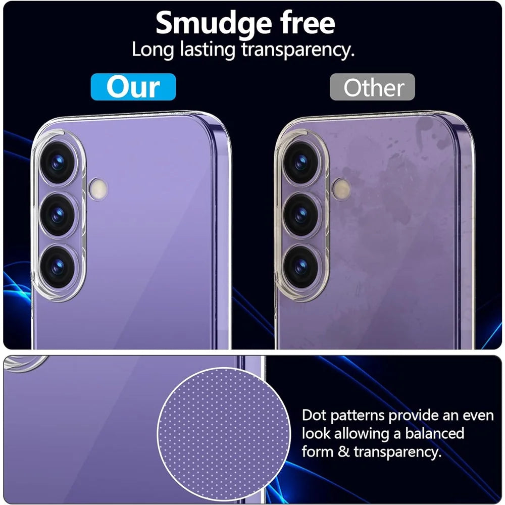 For Samsung Galaxy S24 Clear Soft TPU Case Anti-Scratch Phone Cover - 7