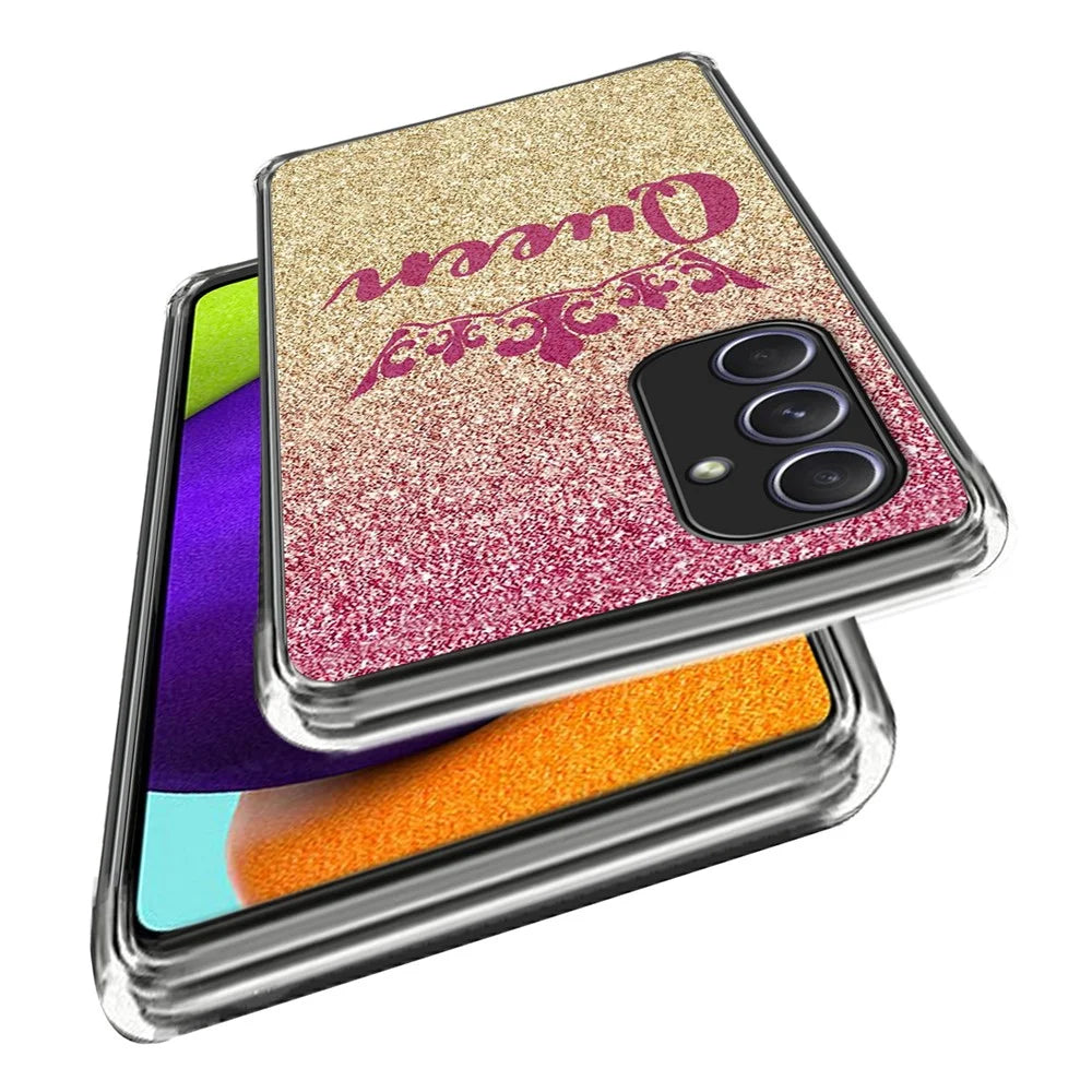 For Samsung Galaxy A54 5G Case Flexible TPU Phone Cover Pattern Printing - Shining Queen - 2