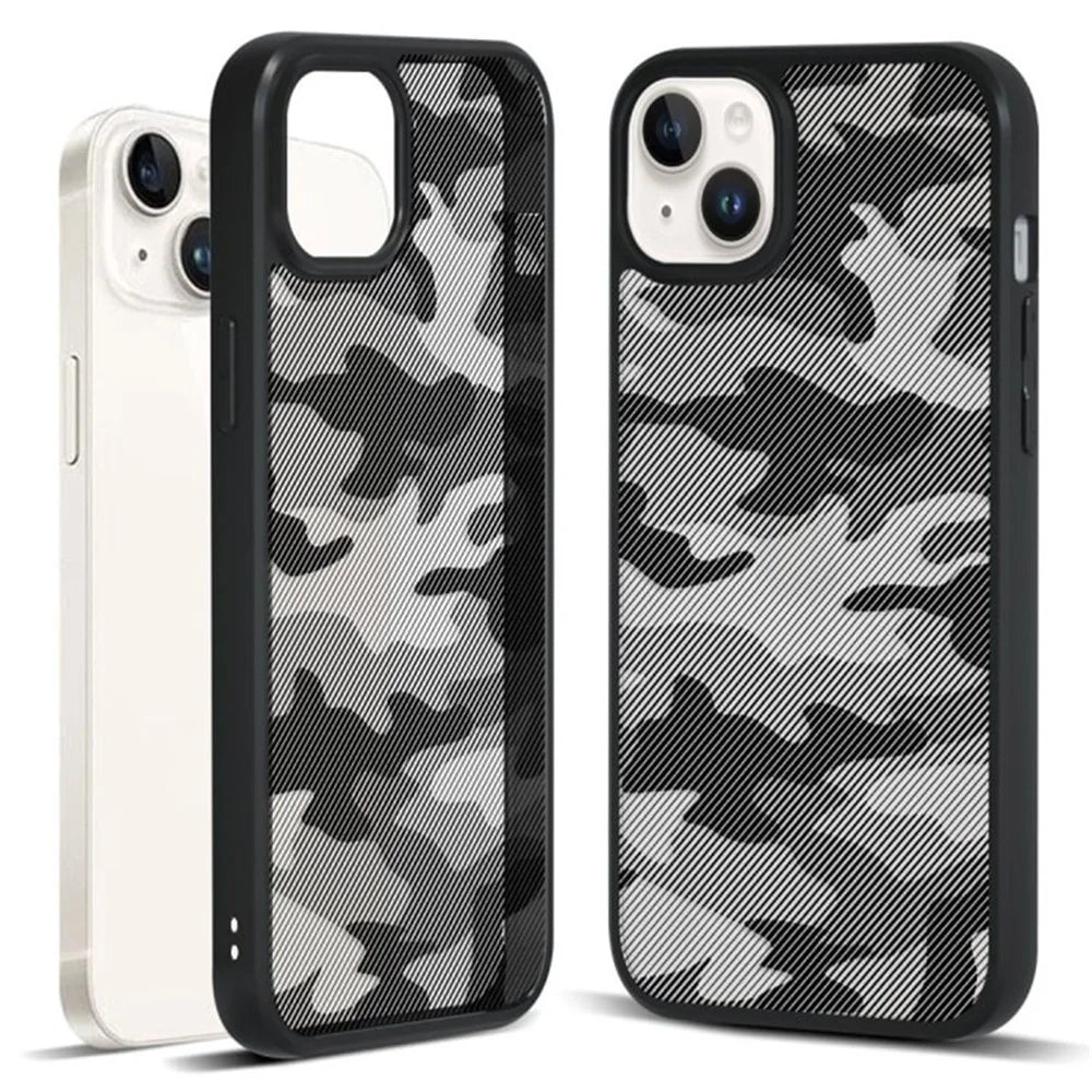 IBMRS For iPhone 14 Plus Case TPU+PC Drop-proof Phone Cover Protector - Camouflage - 1