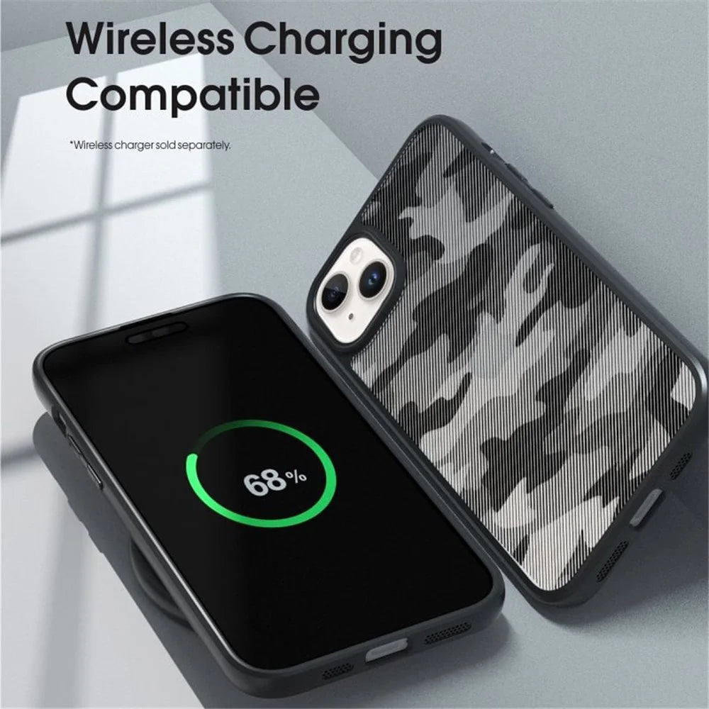 IBMRS For iPhone 15 Plus Case TPU+PC Anti-drop Phone Back Cover Protector - Transparent Black - 4