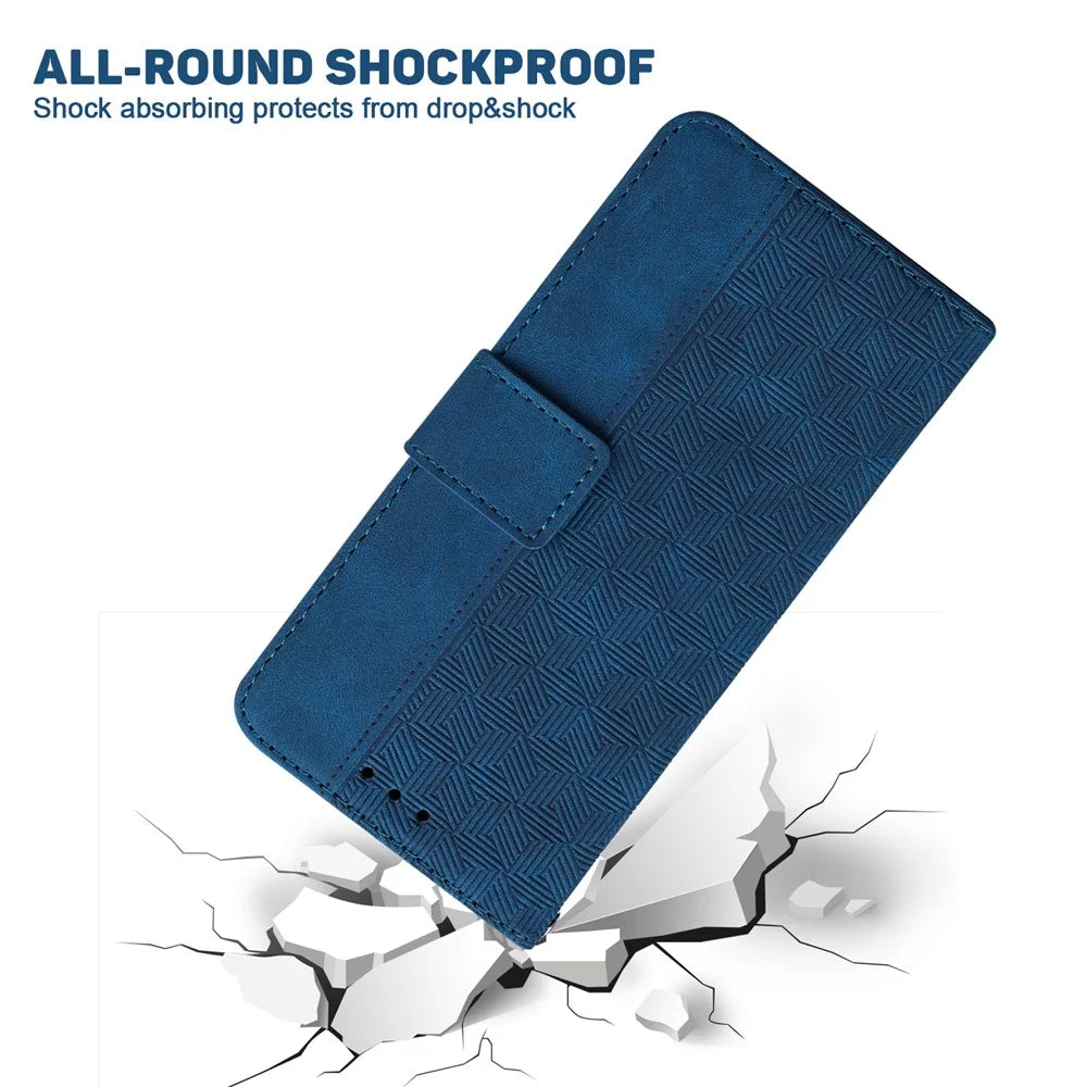 For TECNO Spark Go 2024 4G / Spark 20 / Spark 20C / Pop 8 Cell Phone Case Anti-Drop Leather Wallet Cover - Blue - 5