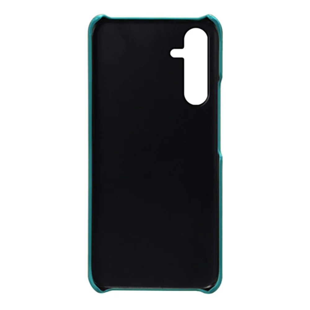 Shockproof Phone Case for Samsung Galaxy A55 5G PU Leather+PC Cover with Dual Card Slots - Green - 2