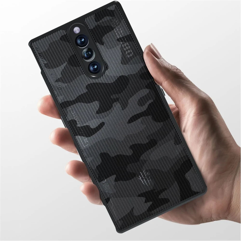 IBMRS For ZTE nubia Red Magic 8S Pro / 8 Pro+ 5G / 8 Pro 5G Cases Slim-Fit TPU+PC Phone Cover - Artistic Camouflage - 6
