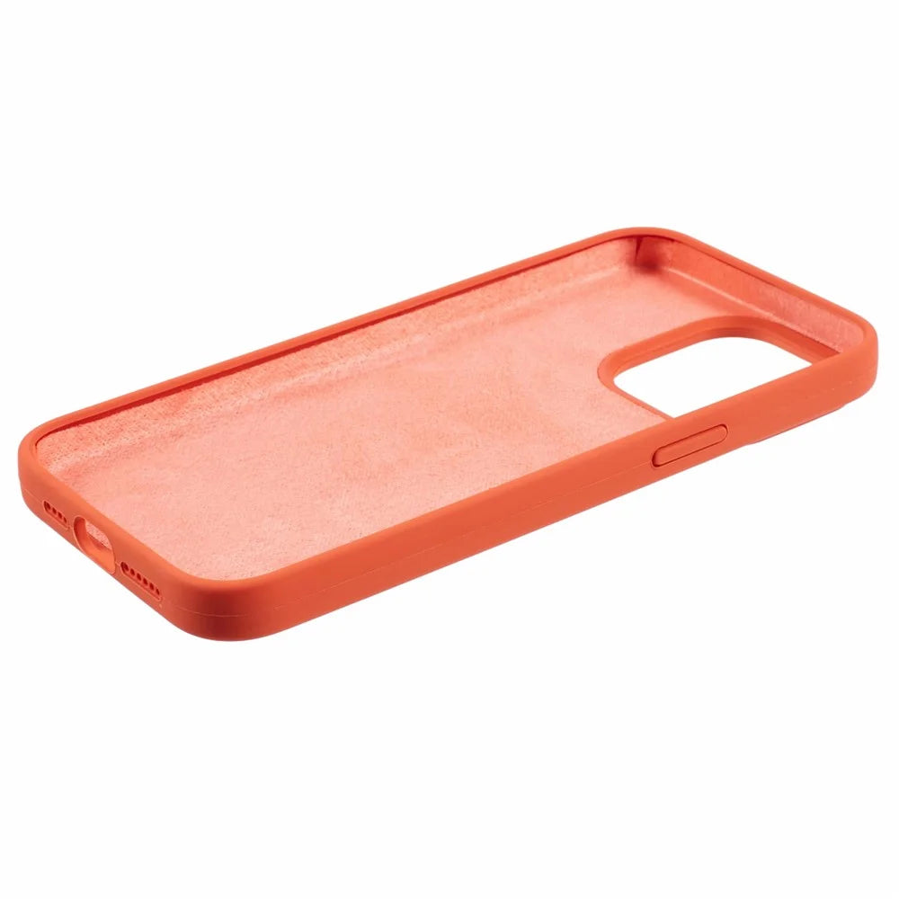 BJT Series For iPhone 13 Pro Max 6.7 inch Magnetic Phone Case TPU+Silicone Drop-resistant Back Shell - Orange - 6