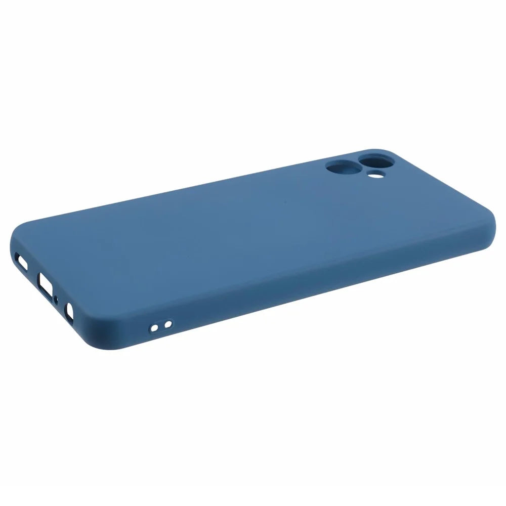 For Samsung Galaxy A04e 4G / F04 4G / M04 4G Cell Phone Case 2.0mm Soft TPU Arc Edge Shockproof Cover - Blue - Blue - 4
