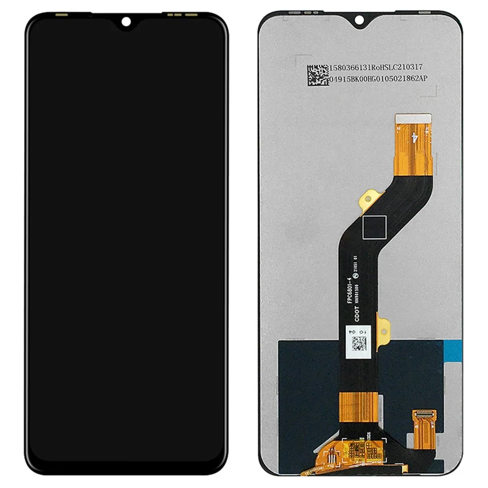 For itel P38 Pro Grade C LCD Screen and Digitizer Assembly Part (Without Logo) - 1