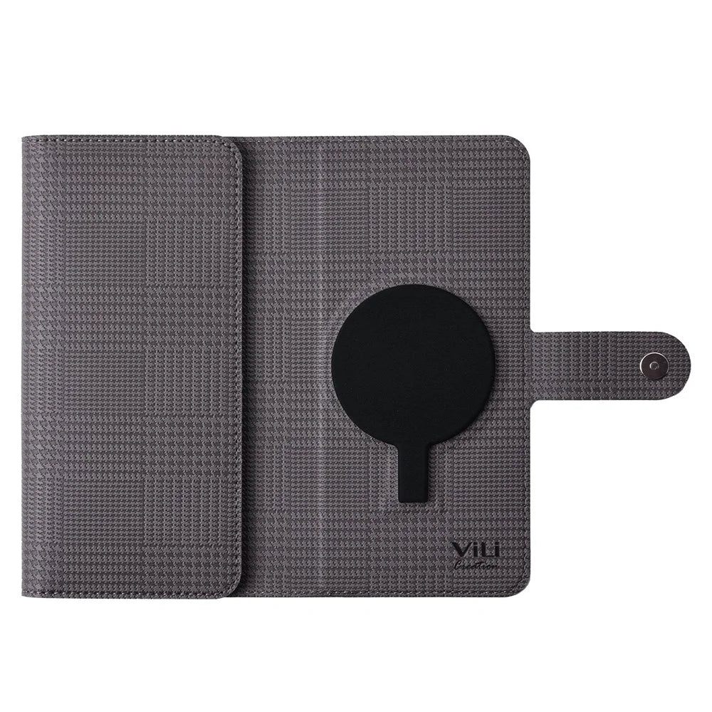 VILI GHA Series For iPhone 15 Pro Case RFID Blocking Card Holder Phone Cover Compatible with MagSafe - Grey - 2