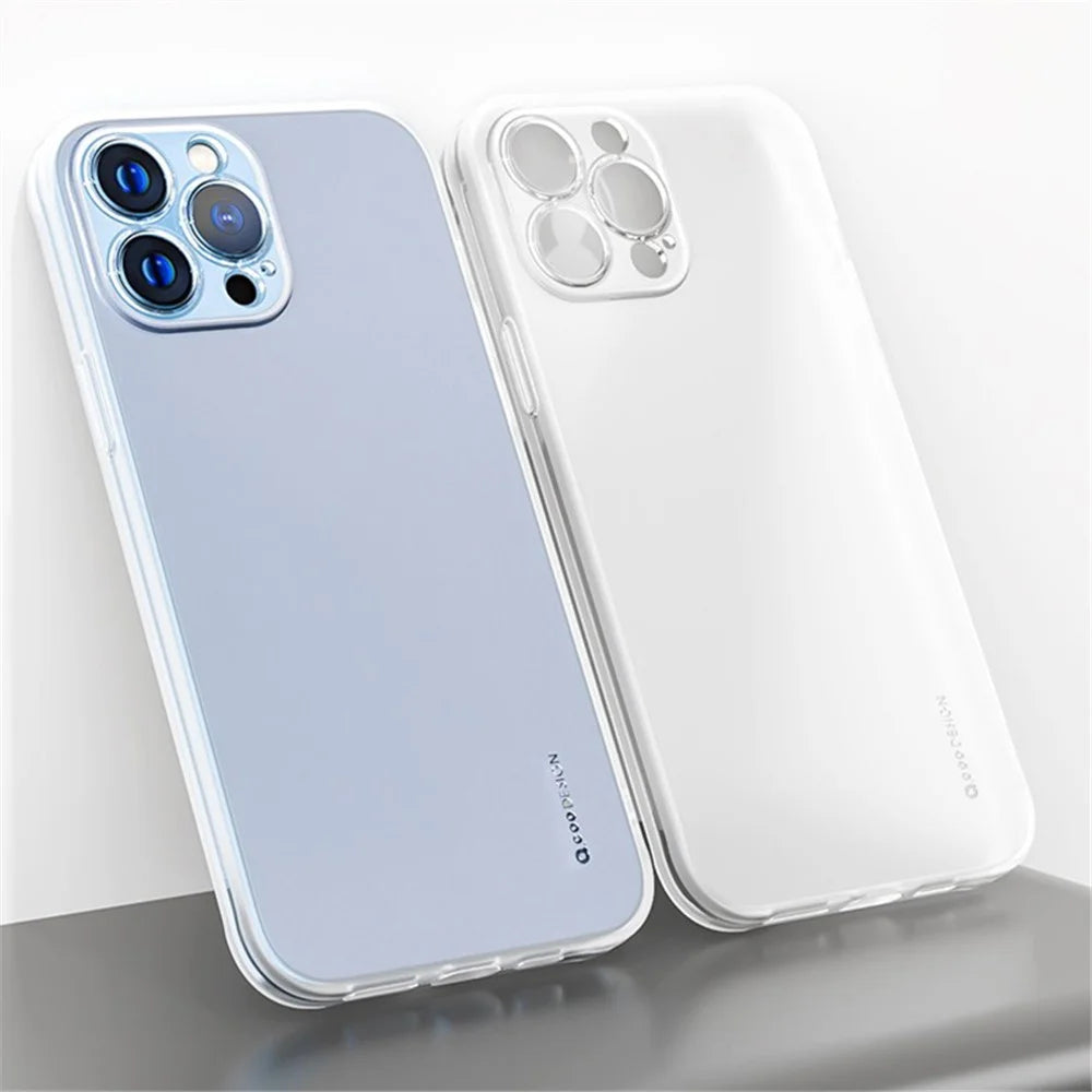 Q.COO Ice Mist Series for iPhone 13 Pro TPU Case Cell Phone Cover Matte Finish - Grey - 2