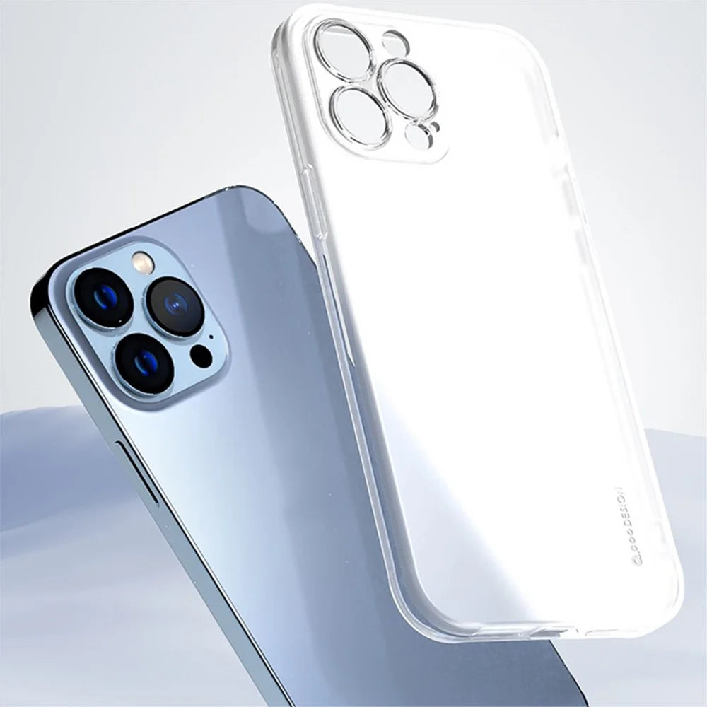 Q.COO Ice Mist Series for iPhone 13 Pro TPU Case Cell Phone Cover Matte Finish - Grey - 3