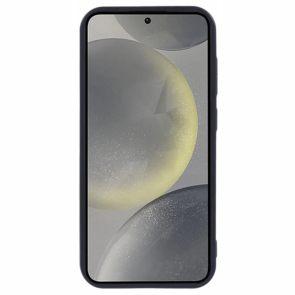 For Samsung Galaxy S24 Case Matte Finish Slim Profile TPU Phone Cover - Black - 2