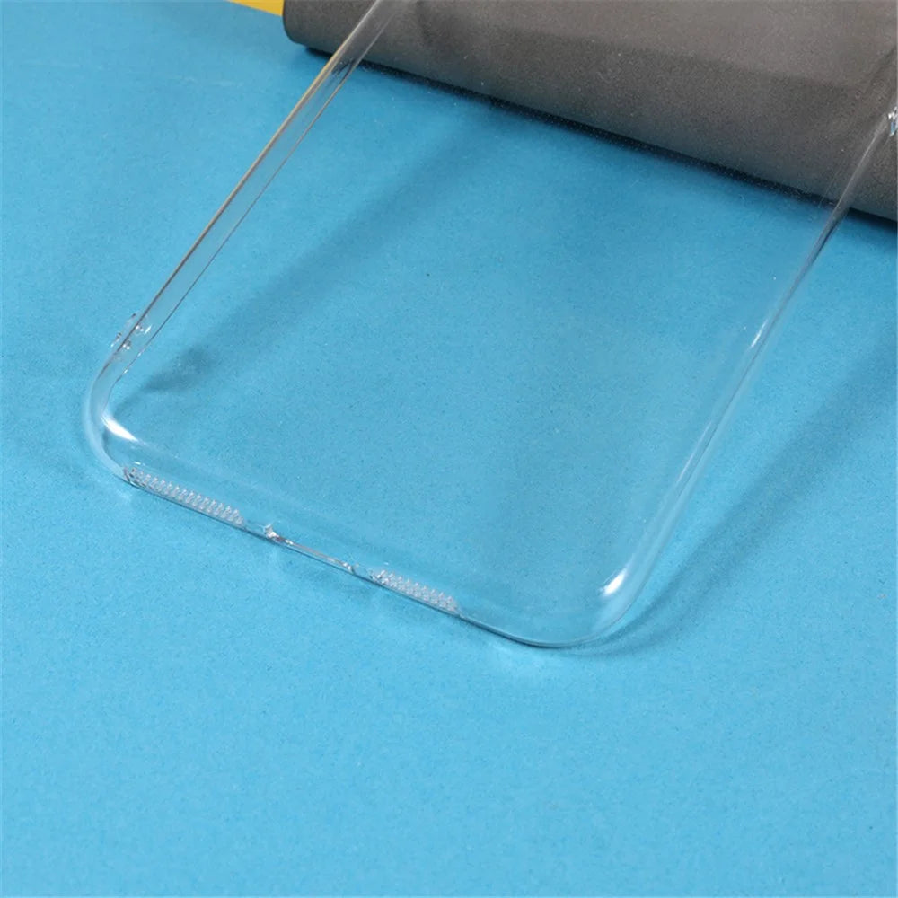 For iPhone 15 Pro Case Hard PC Transparent Protective Phone Cover with Glass Lens Film - 5