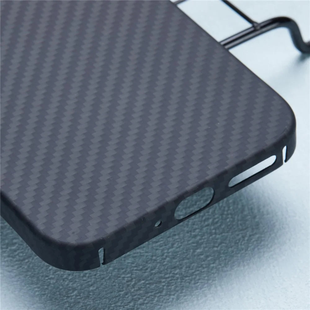 For Google Pixel 9 Pro Case 1500D Coarse Texture Aramid Fiber Precise Lens Cutout Phone Shell - Black - 5