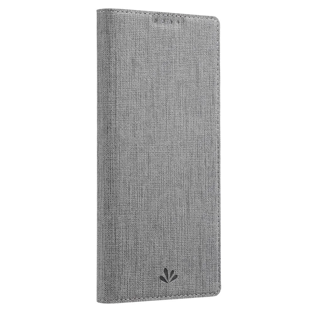 VILI DMX Series For OnePlus 12 5G Case with Card Holder Slot Leather Stand Phone Cover - Grey - 7
