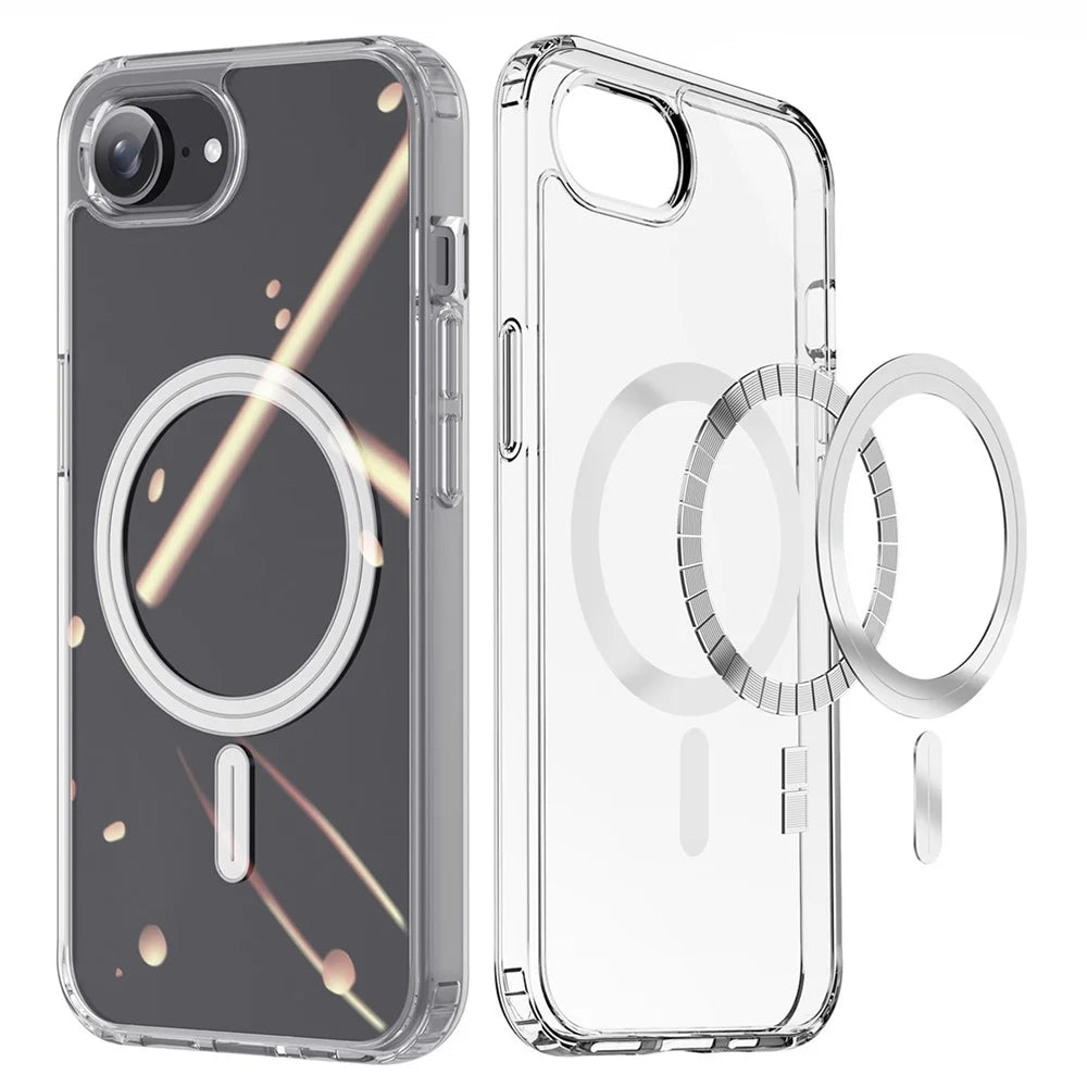DUX DUCIS Clin Series Phone Case for iPhone 17e / 16e Clear Case Compatible with MagSafe PC + TPU Phone Cover - 2