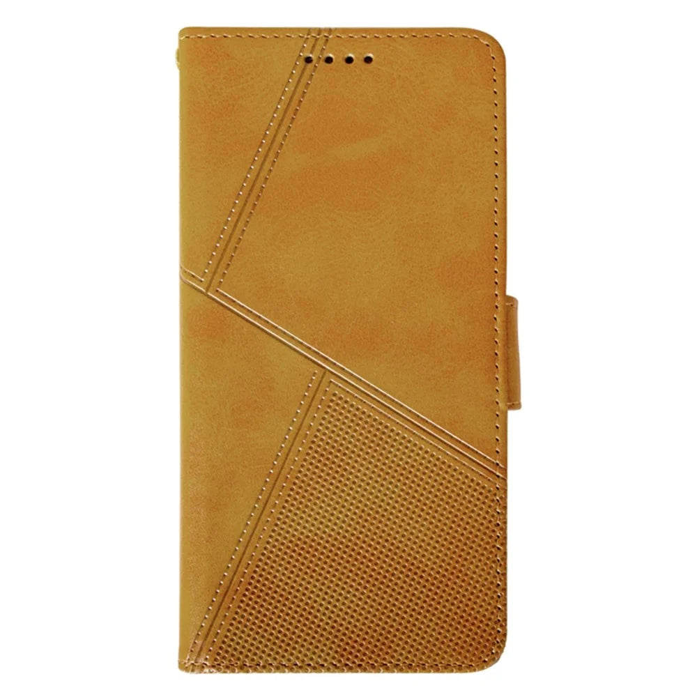 IDEWEI For vivo V30 Pro 5G Leather Case Card Slots Wallet Calf Texture Phone Cover - Orange - 4