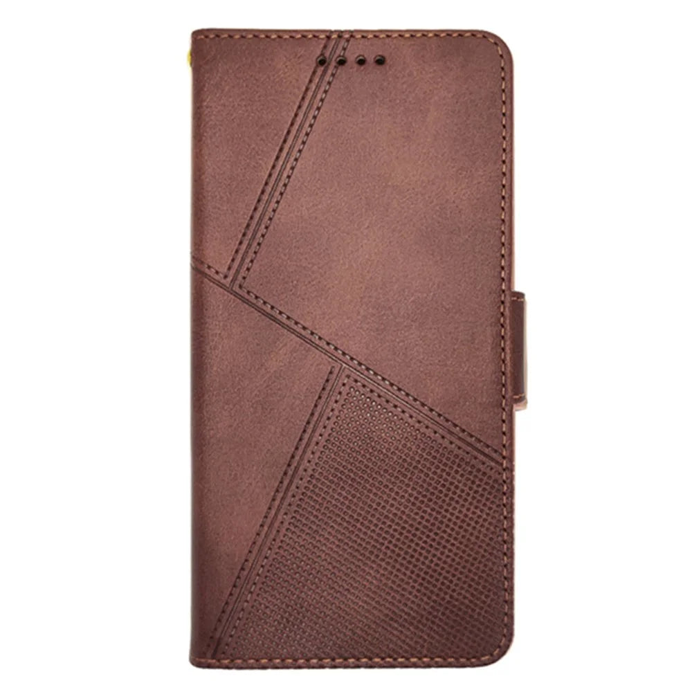 IDEWEI For vivo V30 5G PU Leather Case Card Slots Wallet Calf Texture Phone Cover - Brown - 4