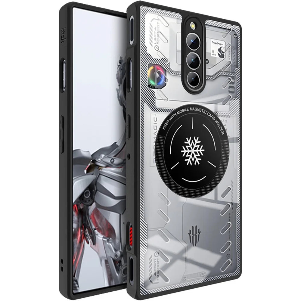 IMAK UX-9A Series for ZTE nubia Red Magic 8 Pro 5G / 8 Pro+ 5G / 8S Pro Clear Case Heat Dissipation PC+TPU Cover - 4
