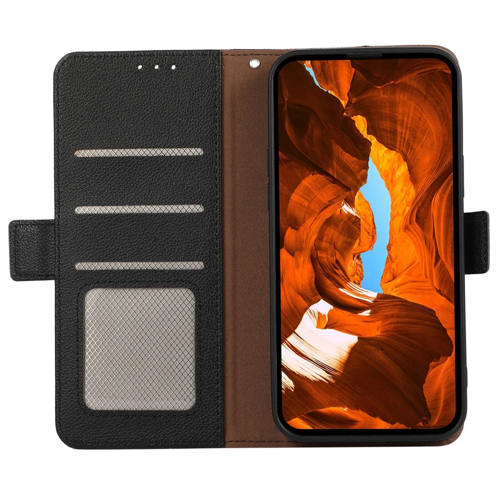 ABEEL For Samsung Galaxy S25+ / S24+ Case RFID Blocking Wallet Phone Leather Cover - Black - 2