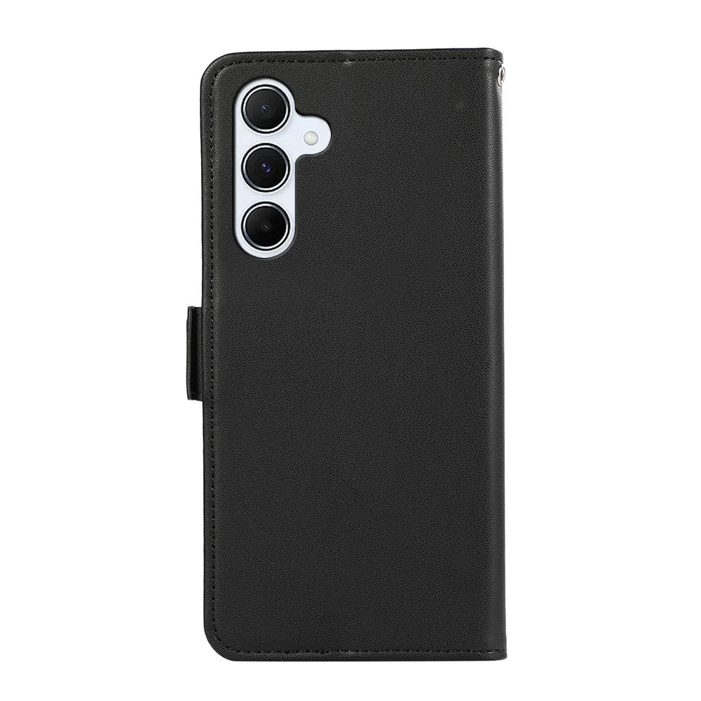 ABEEL For Samsung Galaxy A04s 4G (164.7mm) / A13 5G Case Leather RFID Blocking Phone Cover - Black - 7