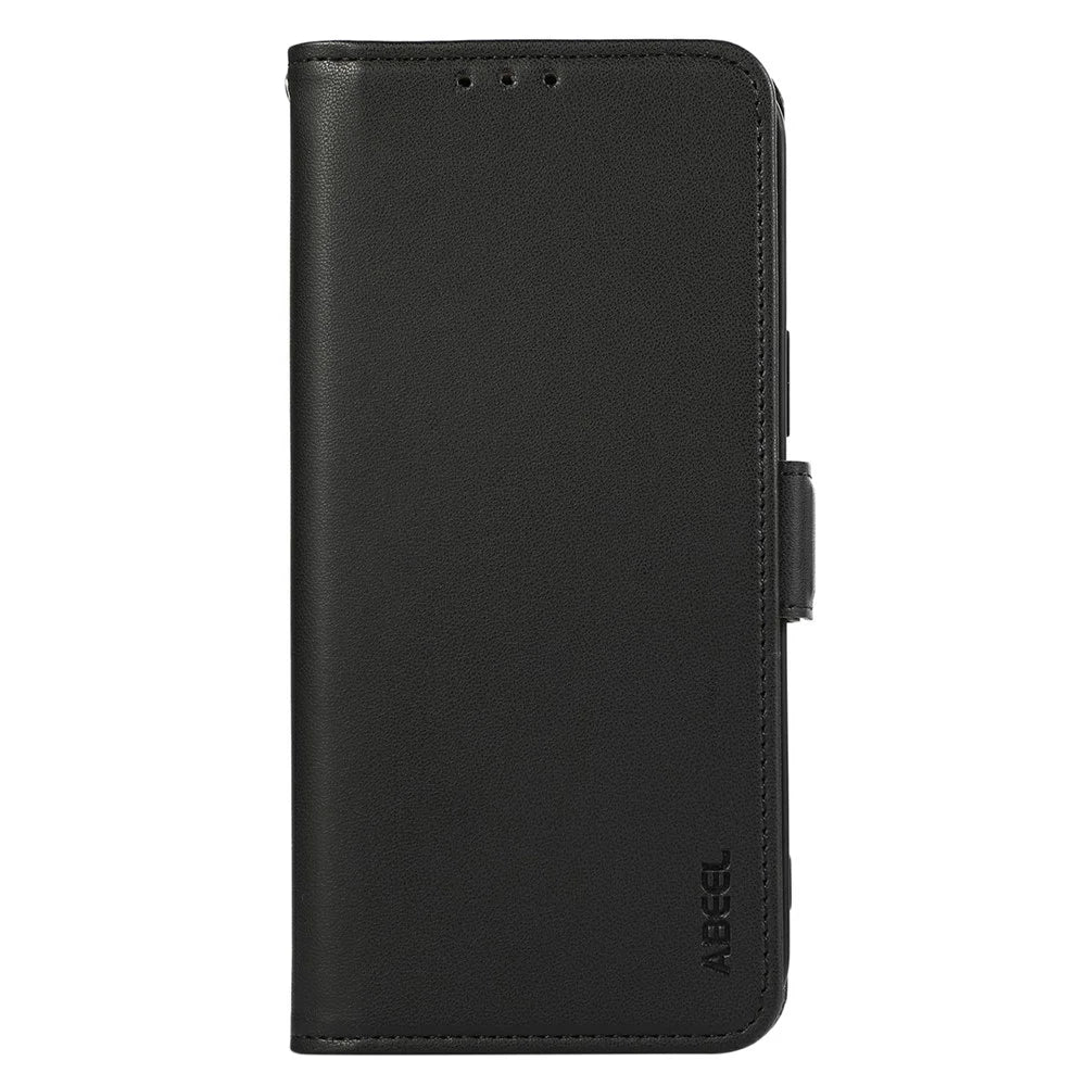 ABEEL For iPhone 14 Plus Case Flip Wallet Leather Phone Cover with RFID Blocking - Black - 6