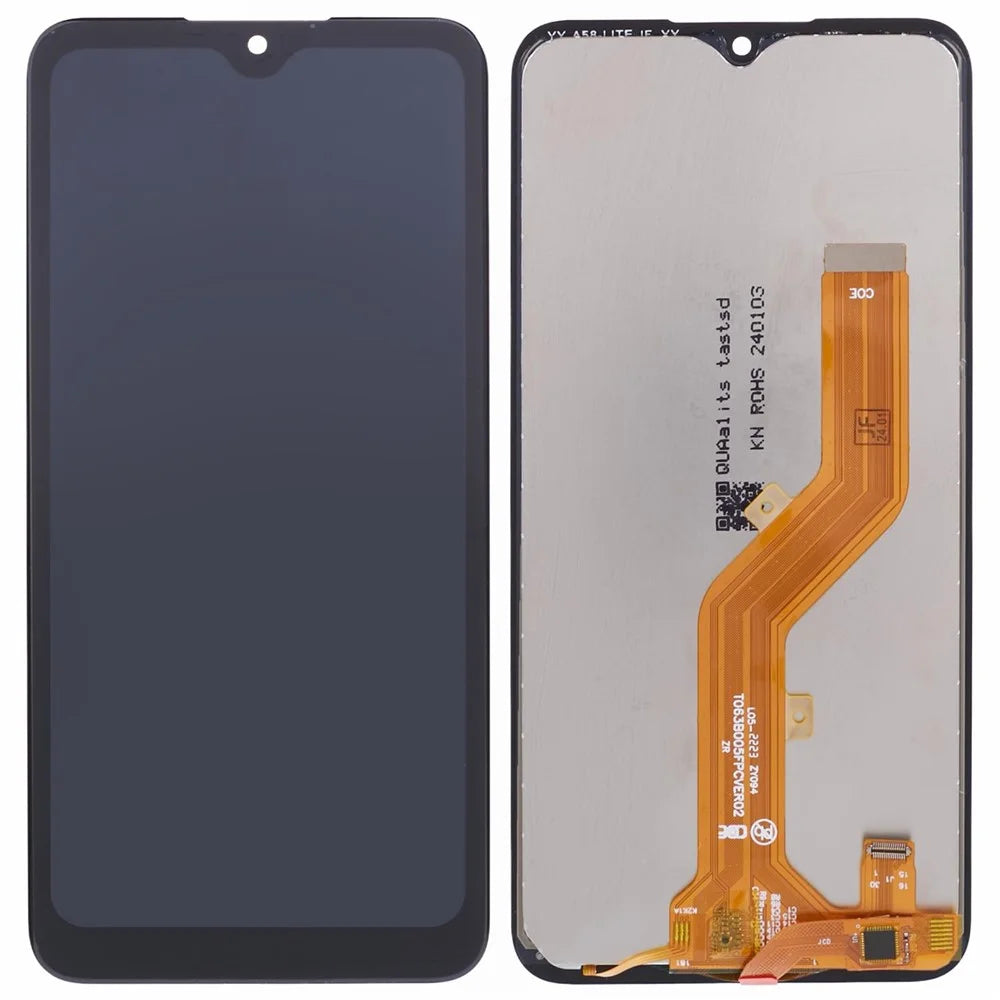 For itel A58 Lite Grade C LCD Screen and Digitizer Assembly Part (Without Logo) - 1