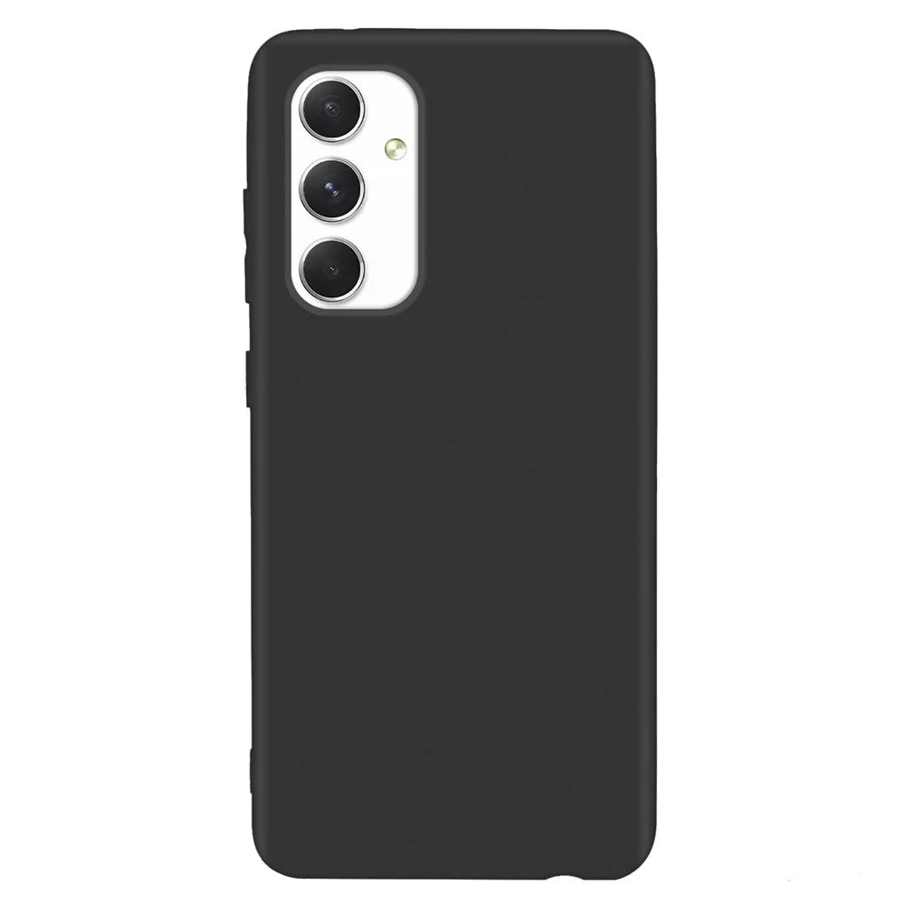 For Samsung Galaxy S24+ TPU Phone Protective Cover Matte Cell Phone Case - Black - 1