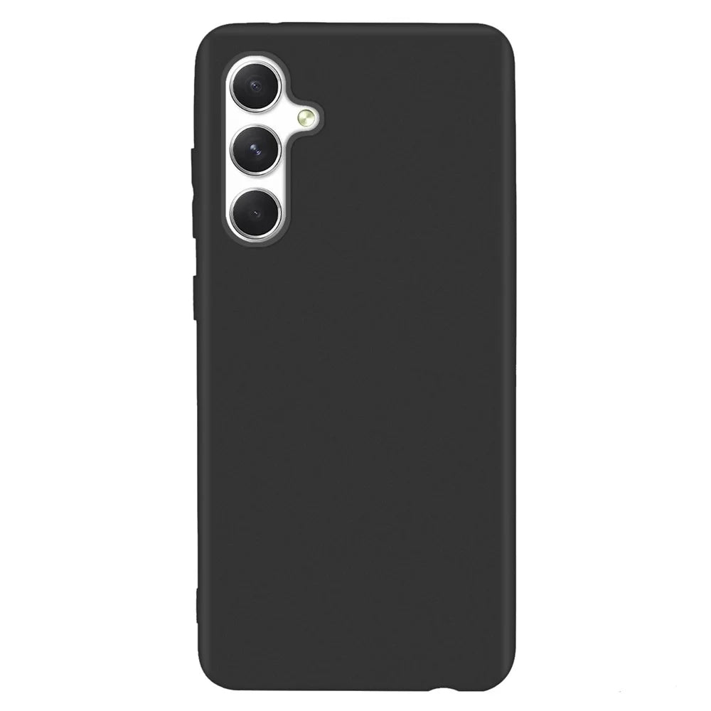 For Samsung Galaxy A25 5G (Global) (161.0 x 76.5 x 8.3mm) Case Solid Color Matte TPU Anti-drop Cover - Black - 1