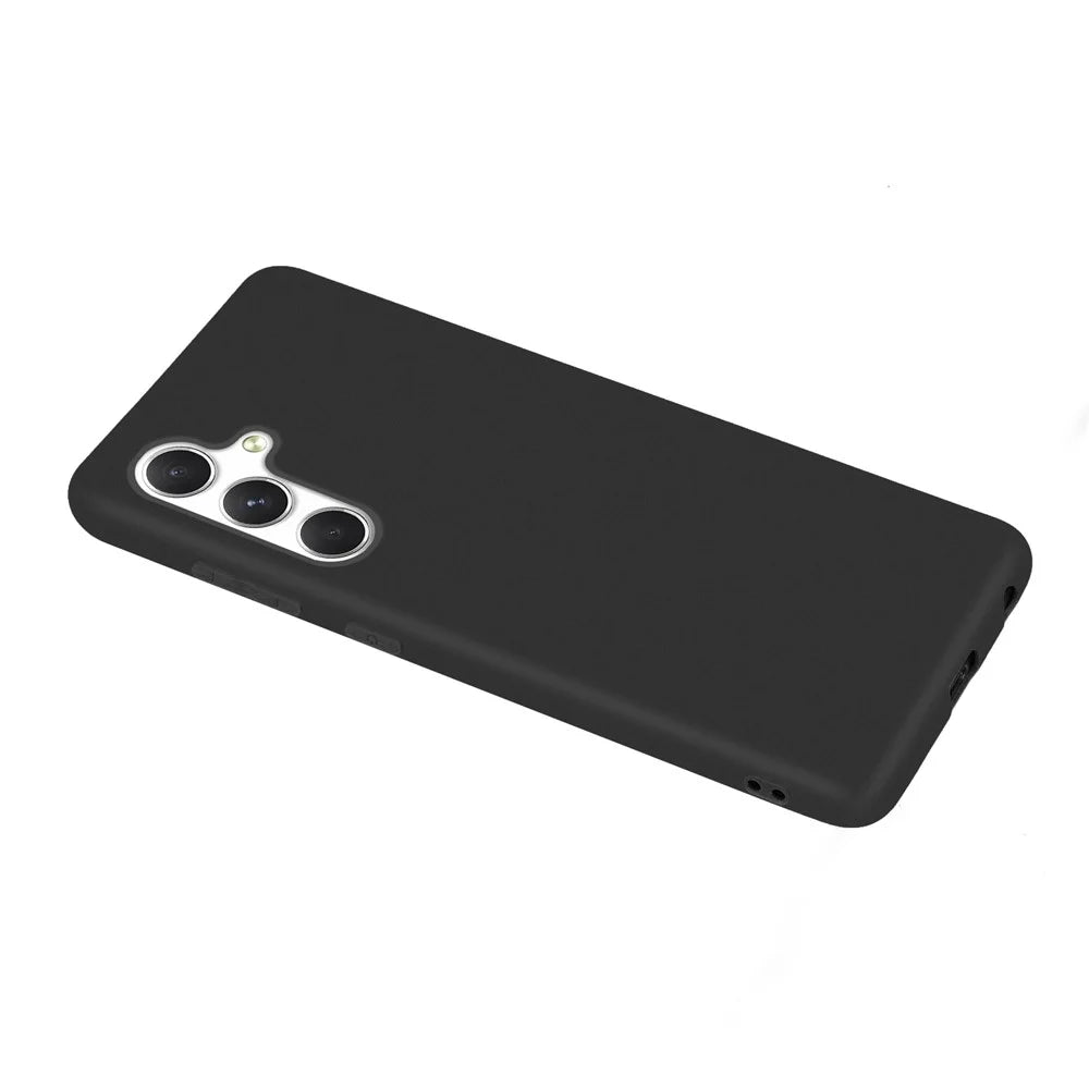 For Samsung Galaxy A25 5G (Global) (161.0 x 76.5 x 8.3mm) Case Solid Color Matte TPU Anti-drop Cover - Black - 2