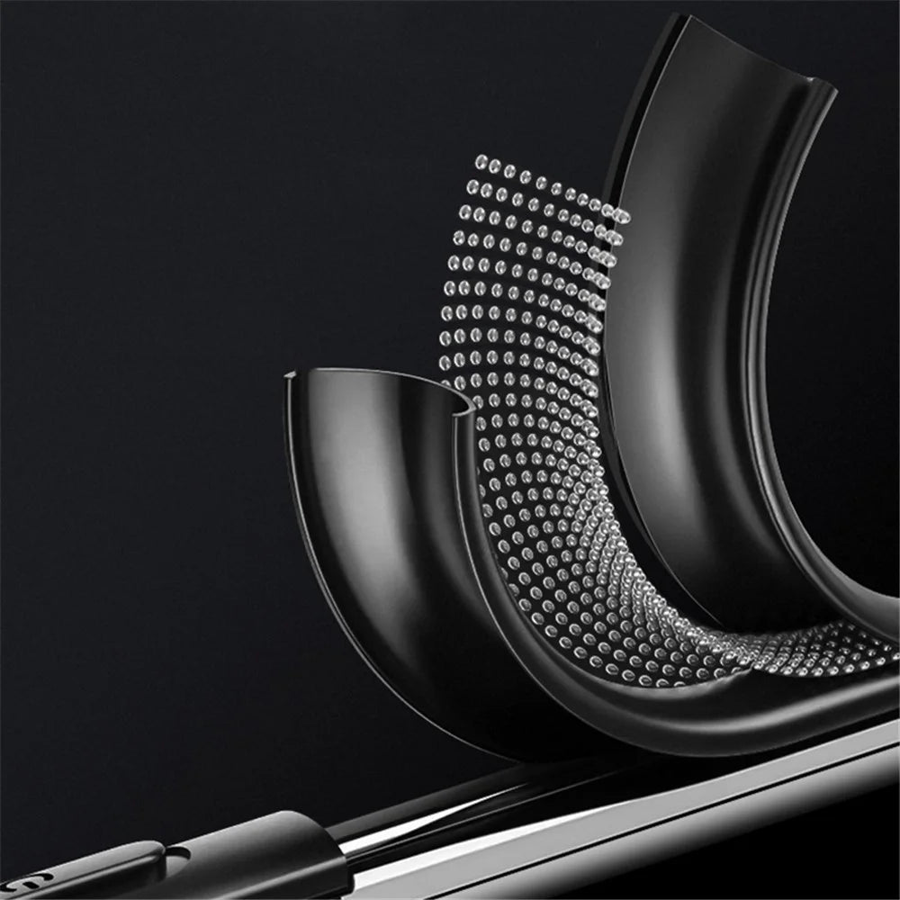 For Samsung Galaxy Z Flip 5G Case Metal+PC+TPU Matte Smartphone Cover - Black+Blue - 5