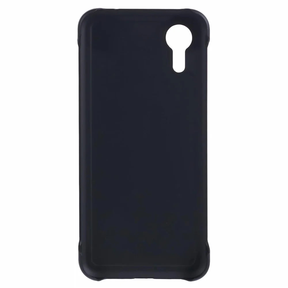 For Samsung Galaxy Xcover7 Matte Case Skin-touch Anti-fingerprint PC Phone Cover - Black - 2