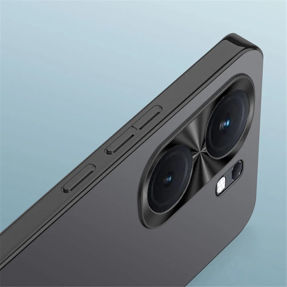 For vivo iQOO Neo9 Pro 5G Case Shockproof Acrylic+TPU Electroplating Metal Frame Phone Cover - Black - 5
