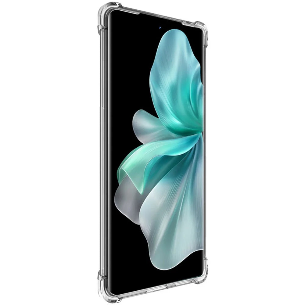 IMAK For vivo V30 Pro 5G / S18 Pro 5G Case Reinforced Corners Protection TPU Phone Cover - Transparent - 3