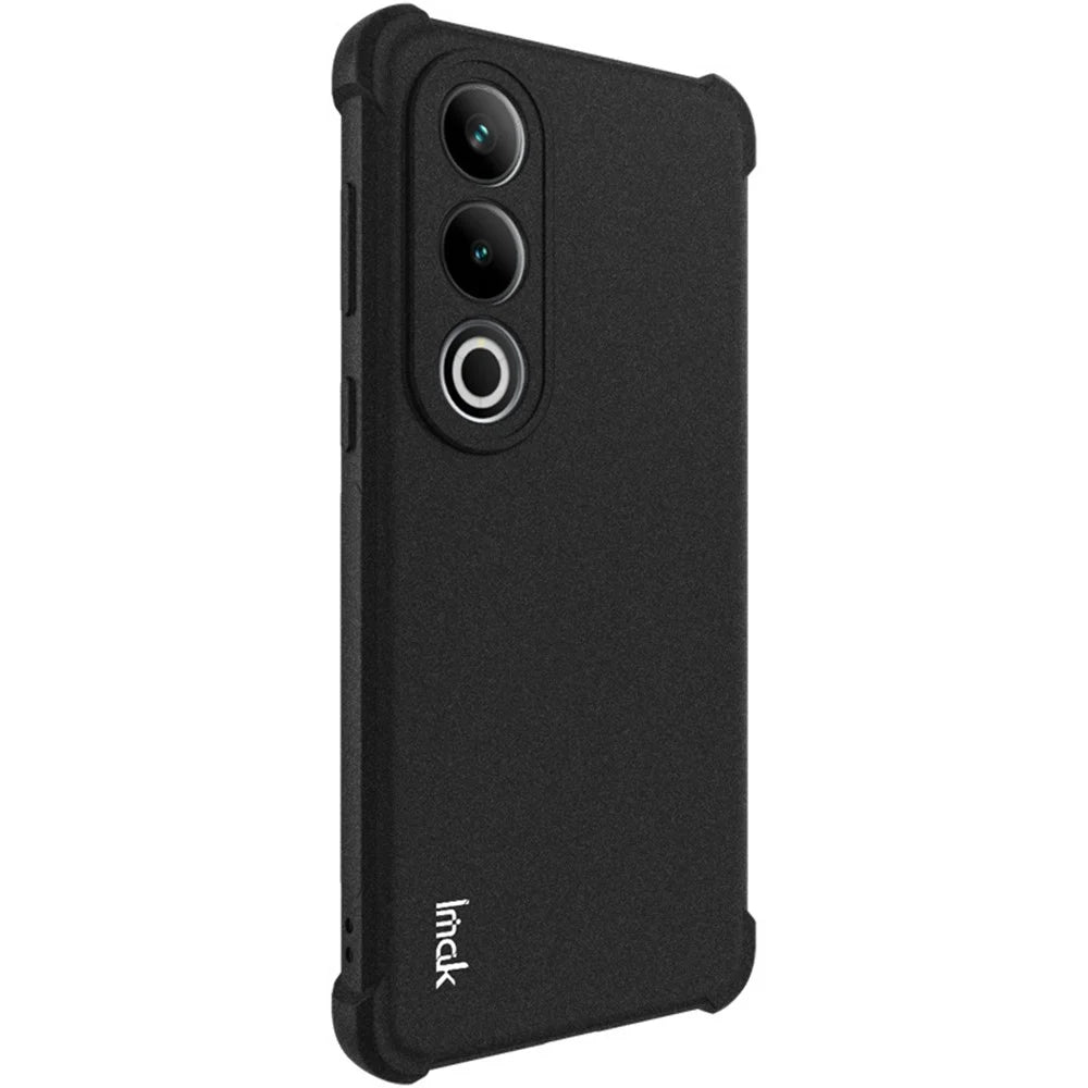 IMAK For OnePlus Ace 3V 5G Case Drop-proof Soft TPU Matte Phone Cover - Black - 4