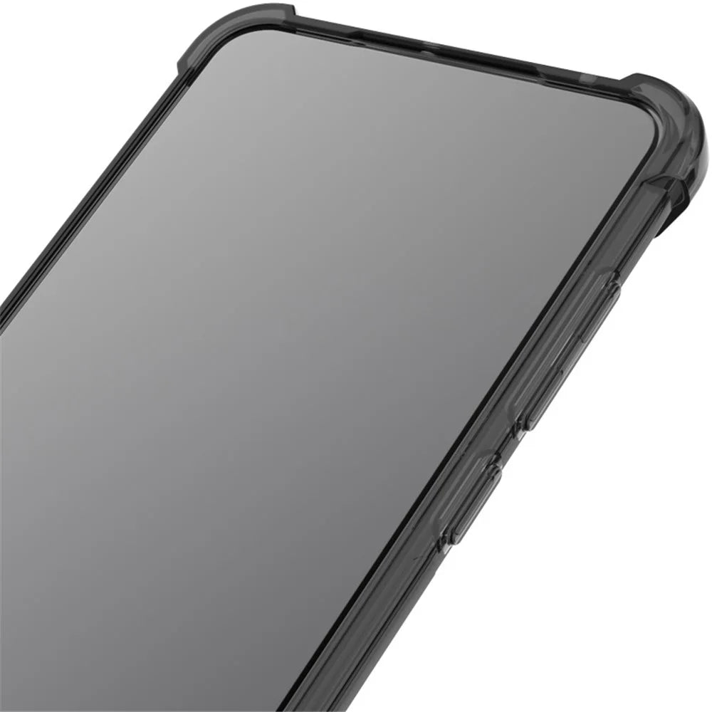 IMAK For Oppo K12 / OnePlus Nord CE4 5G TPU Phone Cover Drop Protection HD Clear Phone Case - Transparent Black - 5