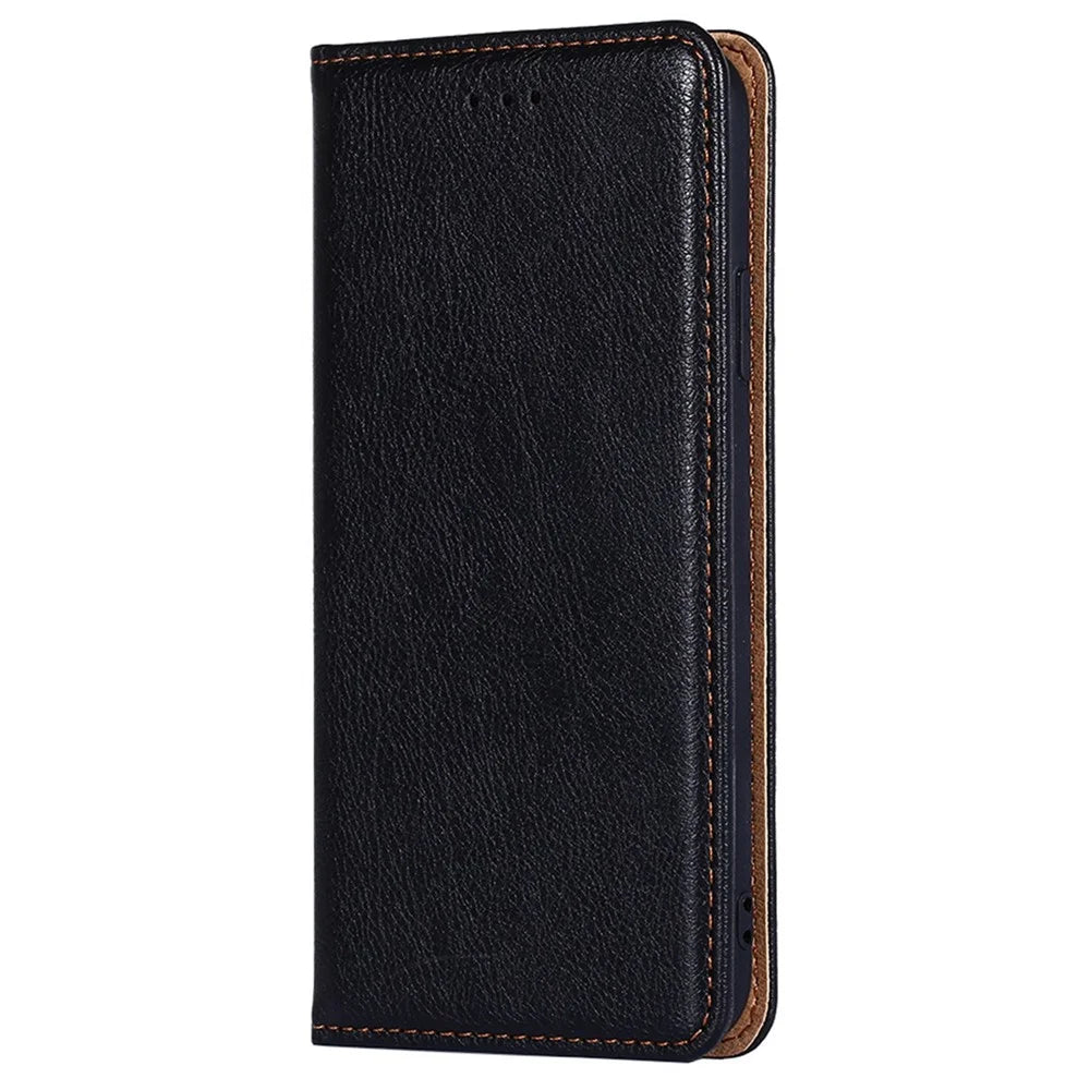 For TECNO Pova 6 Pro 5G Anti-Scratch Case Wallet PU Leather Magnetic Cell Phone Cover - Black - 7