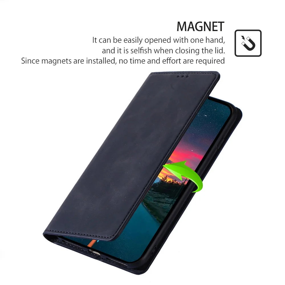 For TECNO Spark 20 Pro+ PU+TPU Wallet Phone Case Mobile Accessories   - Black - 4