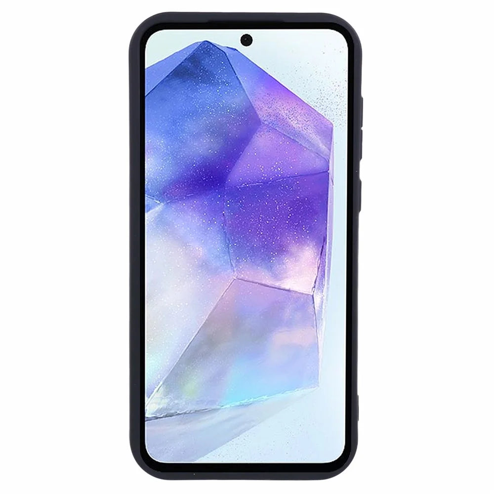 Phone Case for Samsung Galaxy A55 5G TPU Phone Cover Anti-Drop Thickened Cell Phone Protector - Black - 2