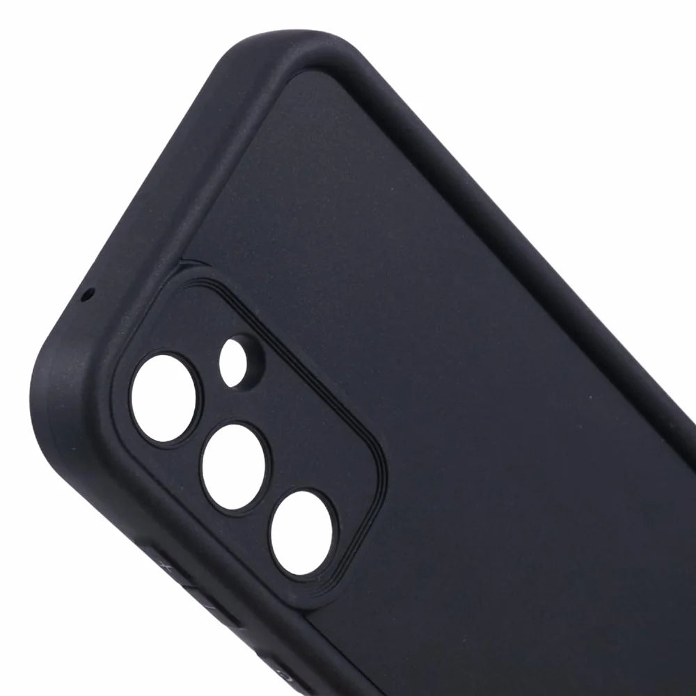 Phone Case for Samsung Galaxy A55 5G TPU Phone Cover Anti-Drop Thickened Cell Phone Protector - Black - 6