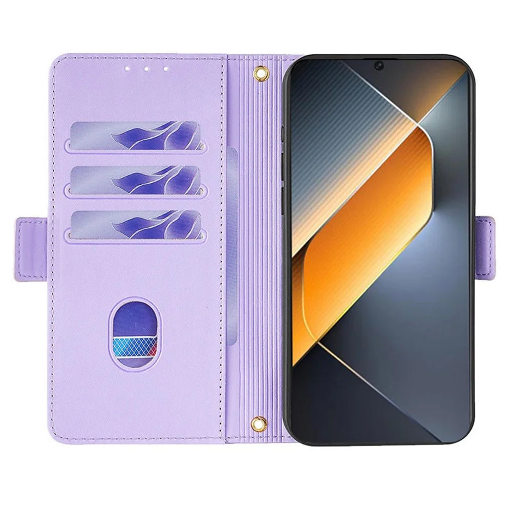 For TECNO Spark 20 Pro+ Phone Bag Crossbody Leather Wallet Case with Wallet Stand - Purple - 2